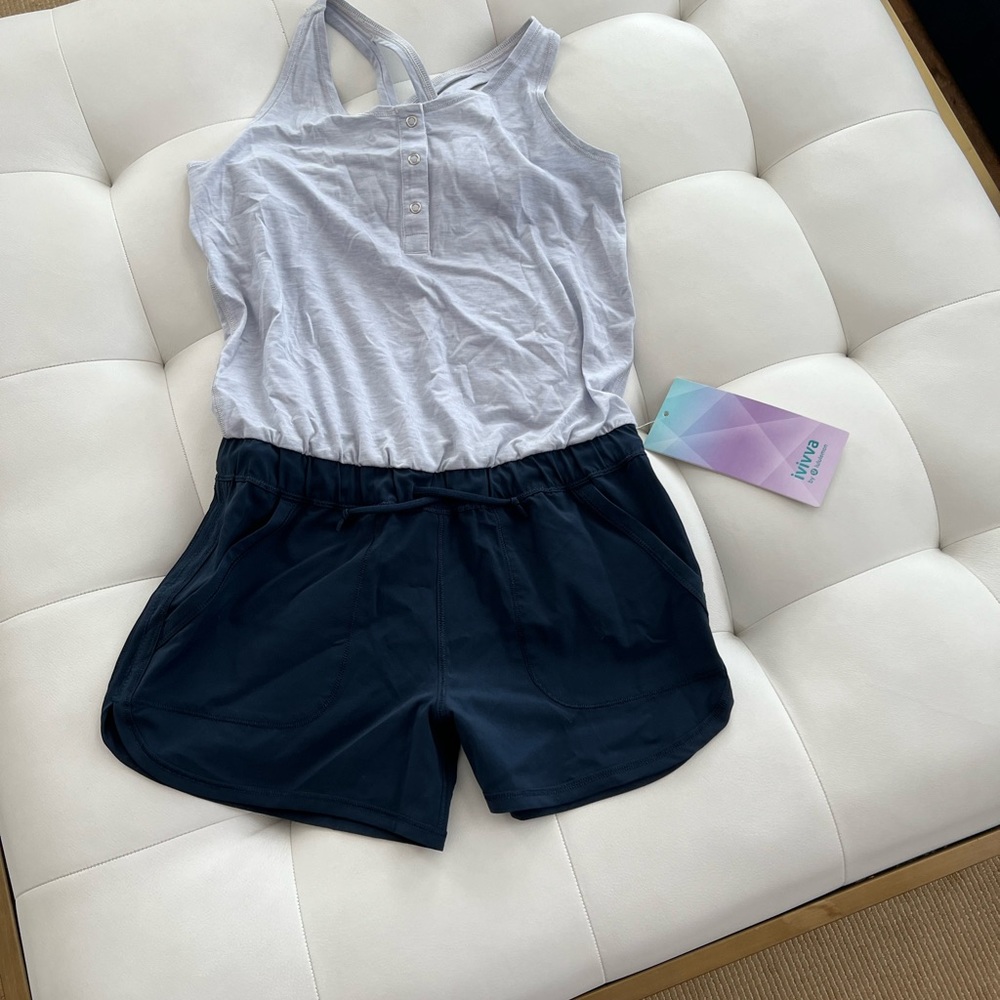 Ivivva serene heart romper 10 new